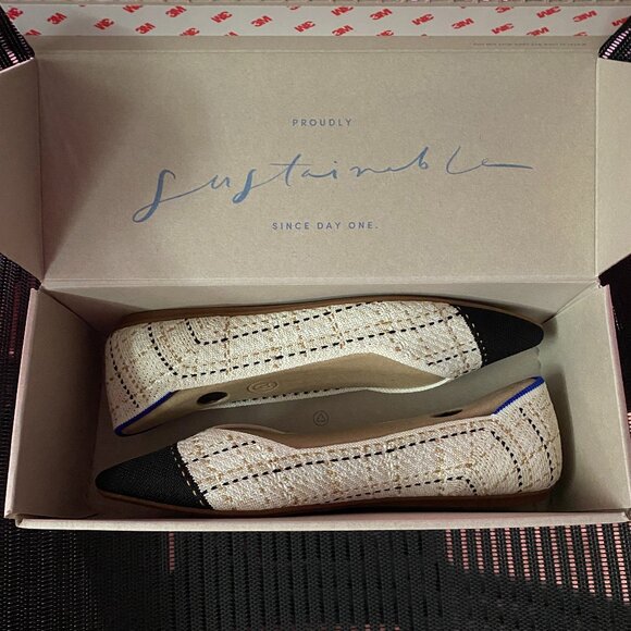 NIB Rothy's Moonlight Tweed The Point - Size 7.5 - Picture 2 of 3